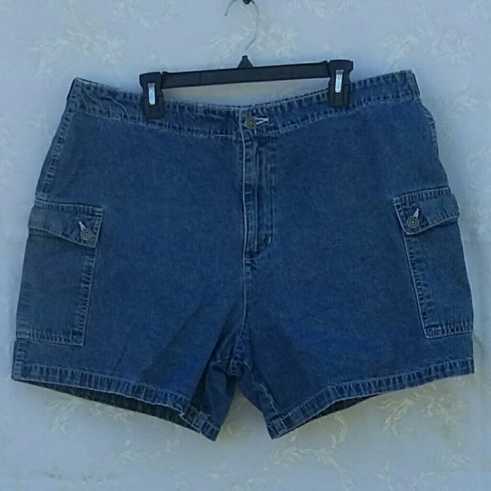 Woman's Route 66 Denim Shorts Sz 22W Plus Size